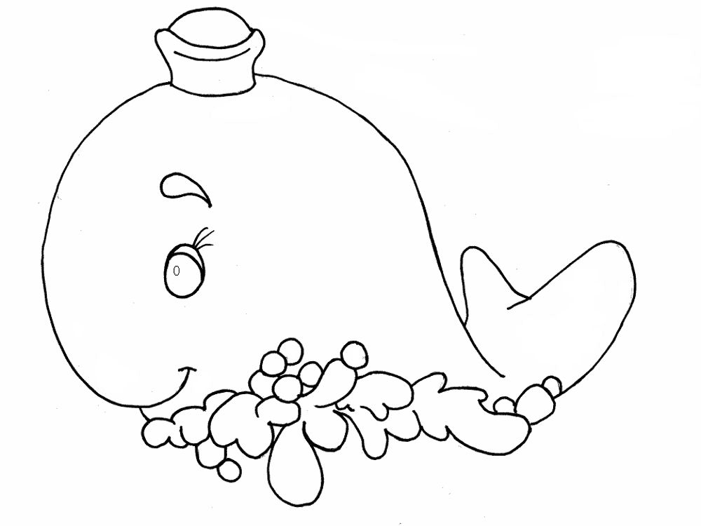desene de colorat balena